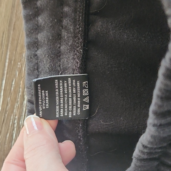 Members Mark Everyday Active black sweat shorts sz Small - Picture 6 of 8